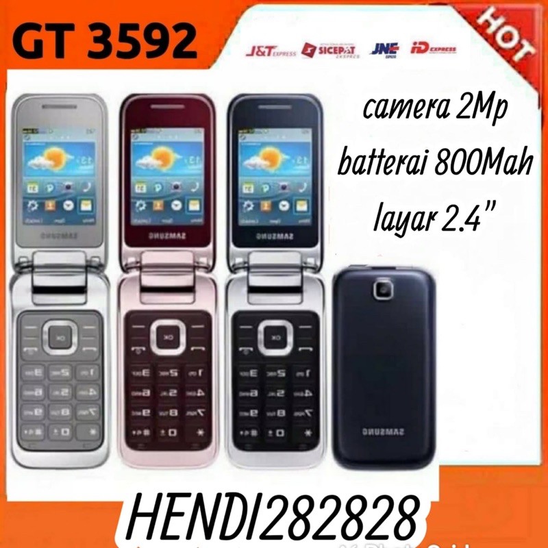 [BARU] HP SAMSUNG GT 3592  / HP SAMSUNG LIPAT CAMERA 3592 / GT C-3592 HP SAMSUNG MURAH