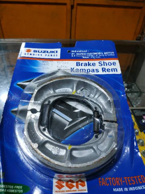 Kampas Rem Belakang Suzuki Nex Original SGP 64400-09J30-000