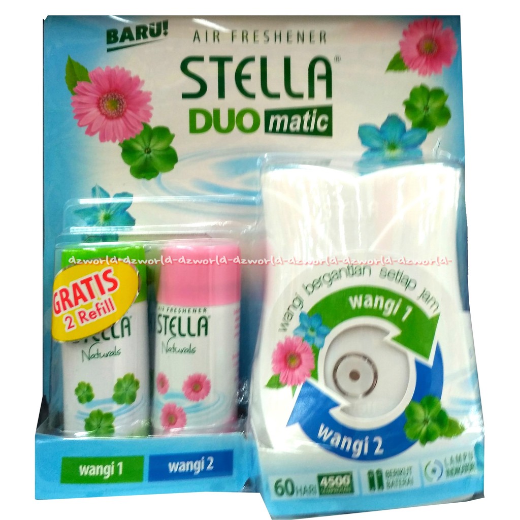 Stella Duo Matic Air Freshener Pengharum Ruangan Otomatis Stela