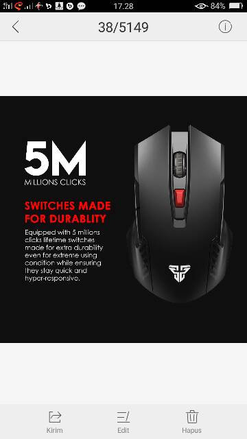 Mouse Wireles Gaming Fantech WG10