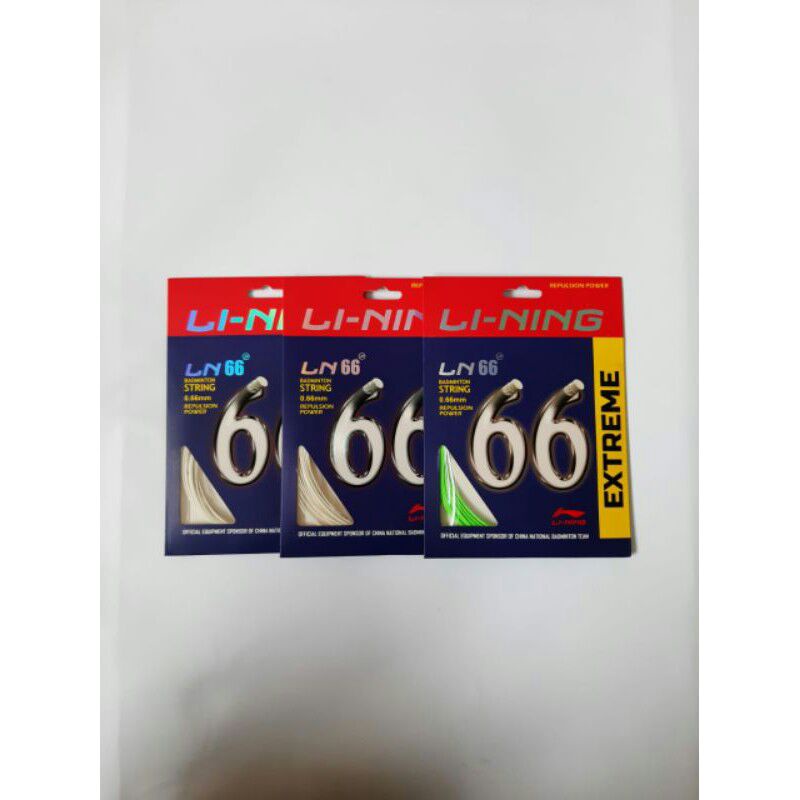 SENAR RAKET BADMINTON MURAH LINING 66 EXTREME ORIGINAL