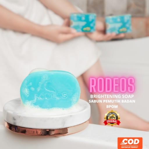RODEOS BRIGHTENING SOAP Sabun Pemutih Badan Sabun Pencerah Badan Pemutih Badan Permanen Sabun Pemuti