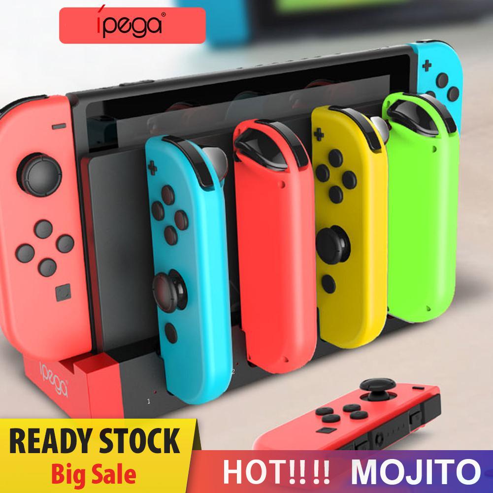 MOJITO PG-9186 Controller Charger Charging Dock Stand for Nintendo Switch Joy-Con