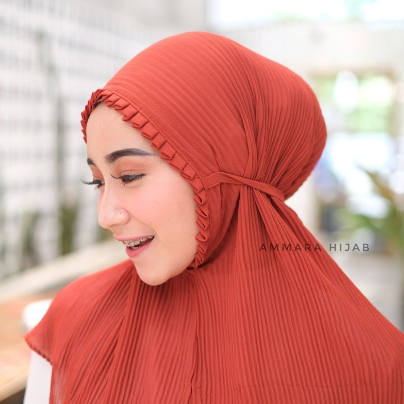 hijab bergo plisket tali kcb ceruty babydoll
