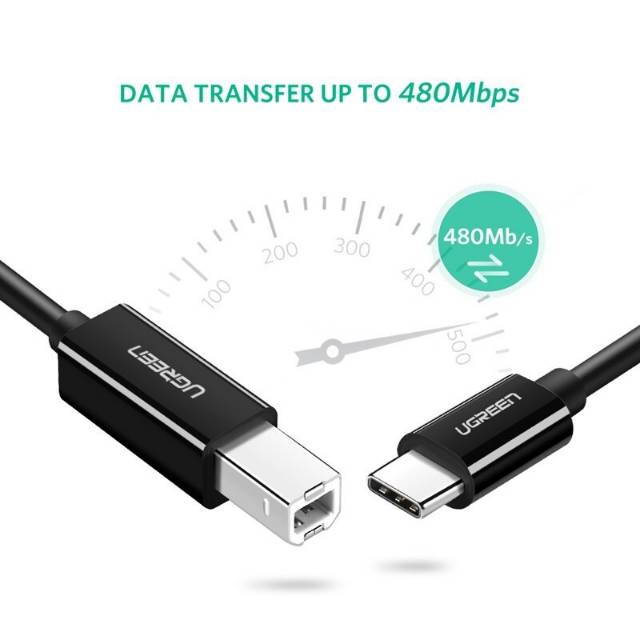 UGREEN Kabel Printer USB Type-C to USB Type B