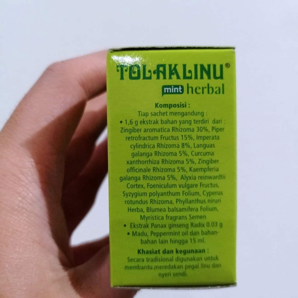 Tolak Linu Dus Isi 5 Sachet