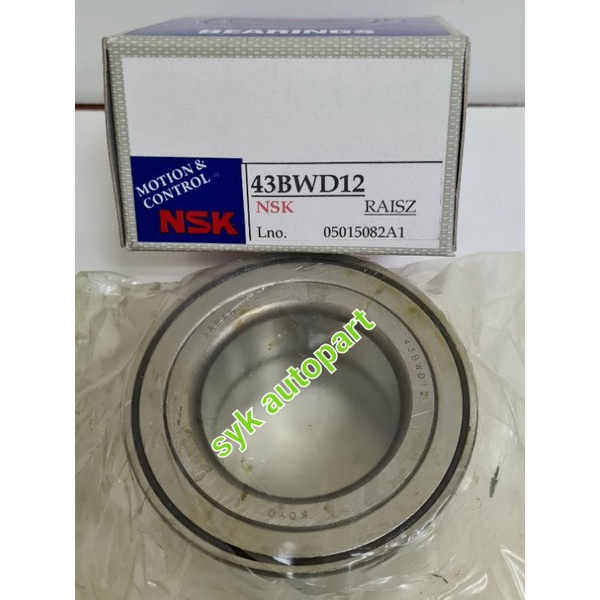 bearing 43 bwd 12 nsk/bearing roda depan nissan xtrail/serena