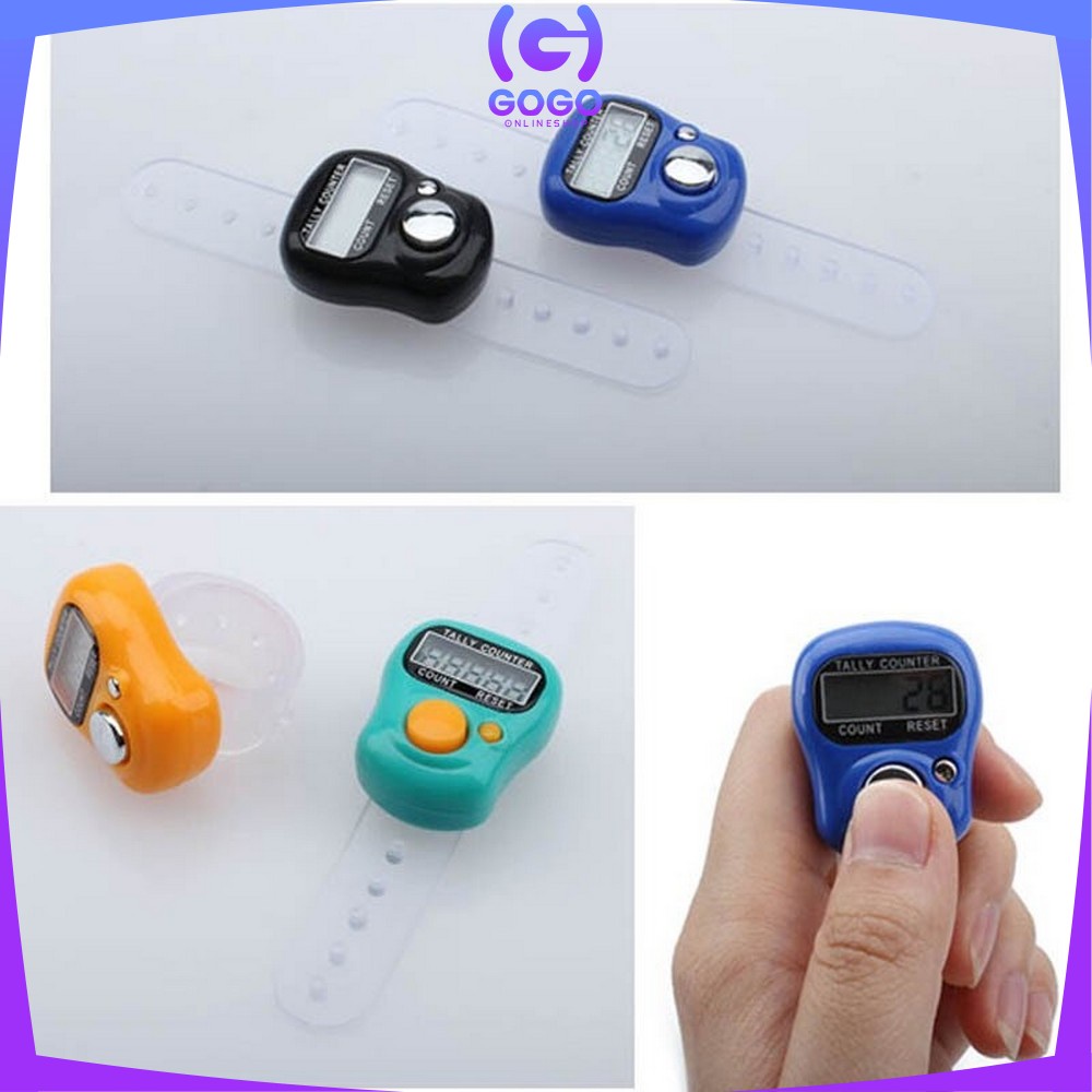 GOGO-C205 Tasbih Digital Mini Tally Counter Alat Hitung Tasbeh Digital / Finger Counter Import Murah