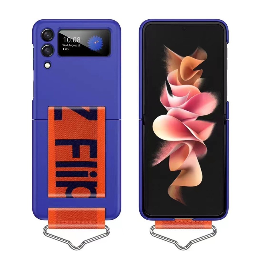 CASE SAMSUNG GALAXY Z FLIP 4 5G FLIP 3 STYLISH FINGER STRAP