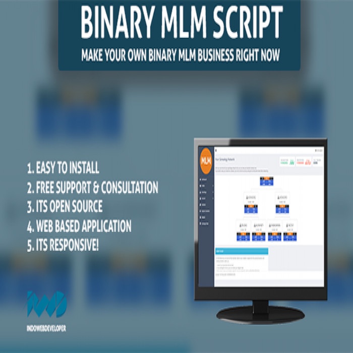 new   Scripts Web Based Binary Mlm System