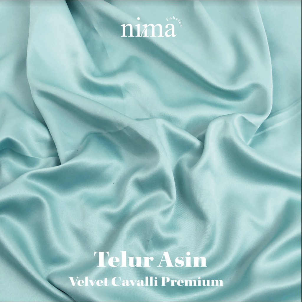 1 meter Kain Satin Silk Velvet Premium Dress Hijab Bridesmaid (series 01)