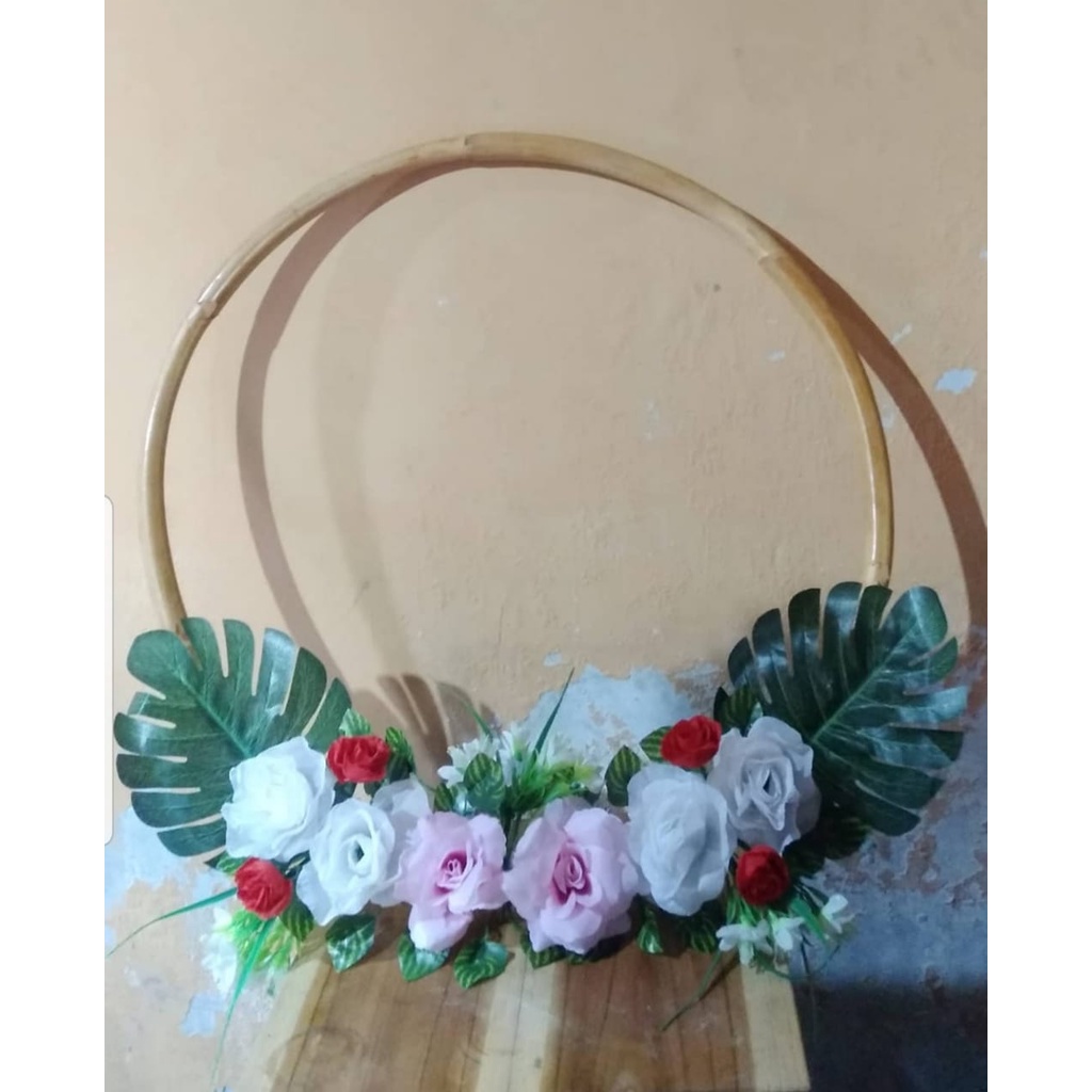 Lingkaran pelengkap dekorasi, lamaran, wedding, aqiqah, hiasan dekorasi dan huruf