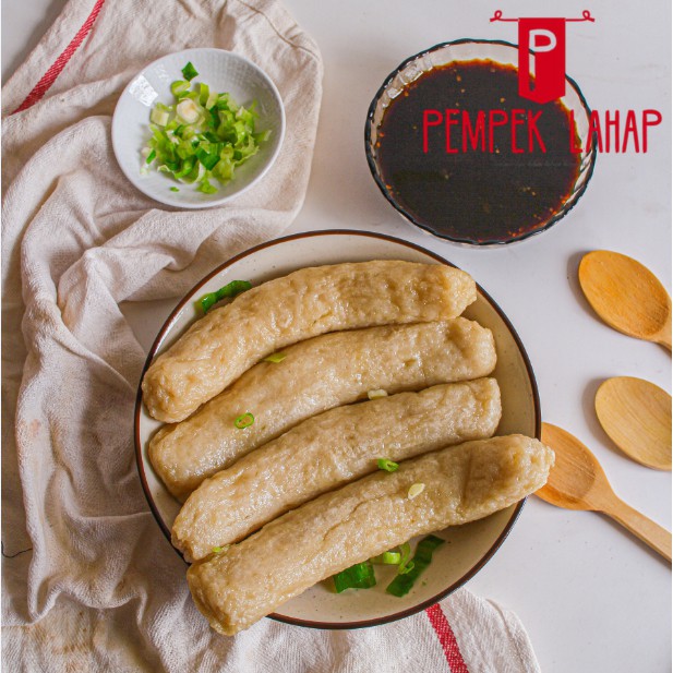 

Pempek Lenjer Panjang Jumbo lahap asli palembang Vacuum Sealed Mpek Mpek Palembang Telor Besar