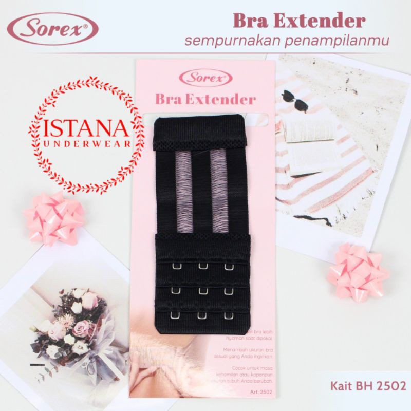 kait bh sorex / bra extension 2002 , 2502 , 2503 / penyambung kait bh