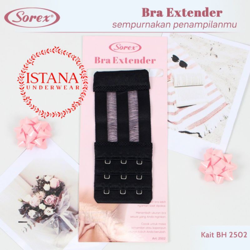 kait bh sorex / bra extension 2002 , 2502 , 2503 / penyambung kait bh