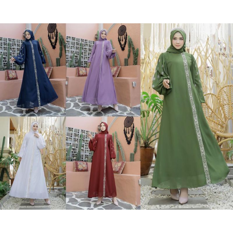 GAMIS SAILA SET // CERUTY BABYDOLL BY KJ (KHADIJAH)