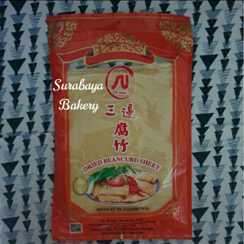 

Kembang Tahu Lebar Lembar/Dried BeanCurd Sheet SU Brand 100Gr