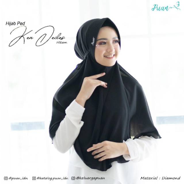 Jilbab Puan Ken Dedes By Puan Indonesia