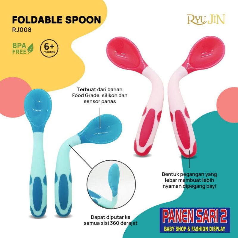 RYU JIN BABY FOLDABLE SPOONS / RJ-008