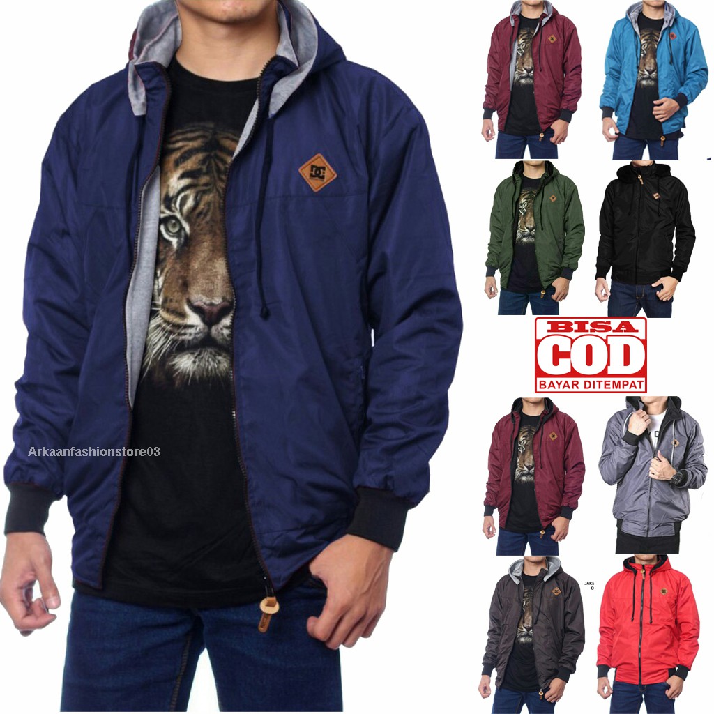 JAKET BOLAK BALIK 2IN1 / JAKET MOTOR / JAKET BB / JAKET PARASUT / JAKET PRIA WANITA / JAKET DISTRO