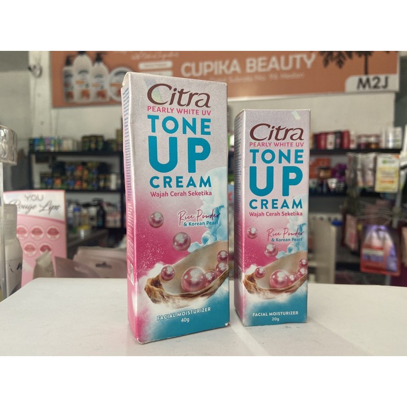 20 & 40 g -- Citra tone up Cream wajah UV -- citra pearly white UV tone up cream