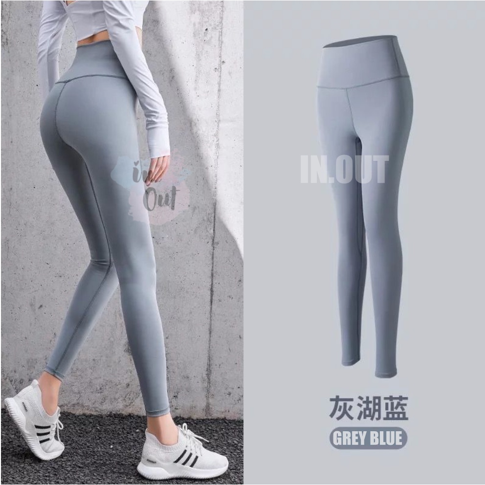 YOGA PANTS Celana Legging Olahraga Panjang Wanita High Waist