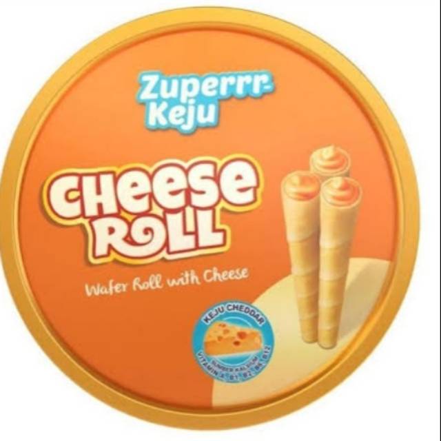 

Zuperrrkeju Cheese roll wafer stick berlapis keju