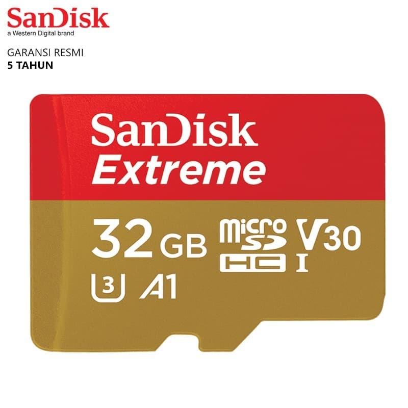 MicroSd Sandisk Extreme - 32 GB / 64 GB / 128 GB / 256 GB