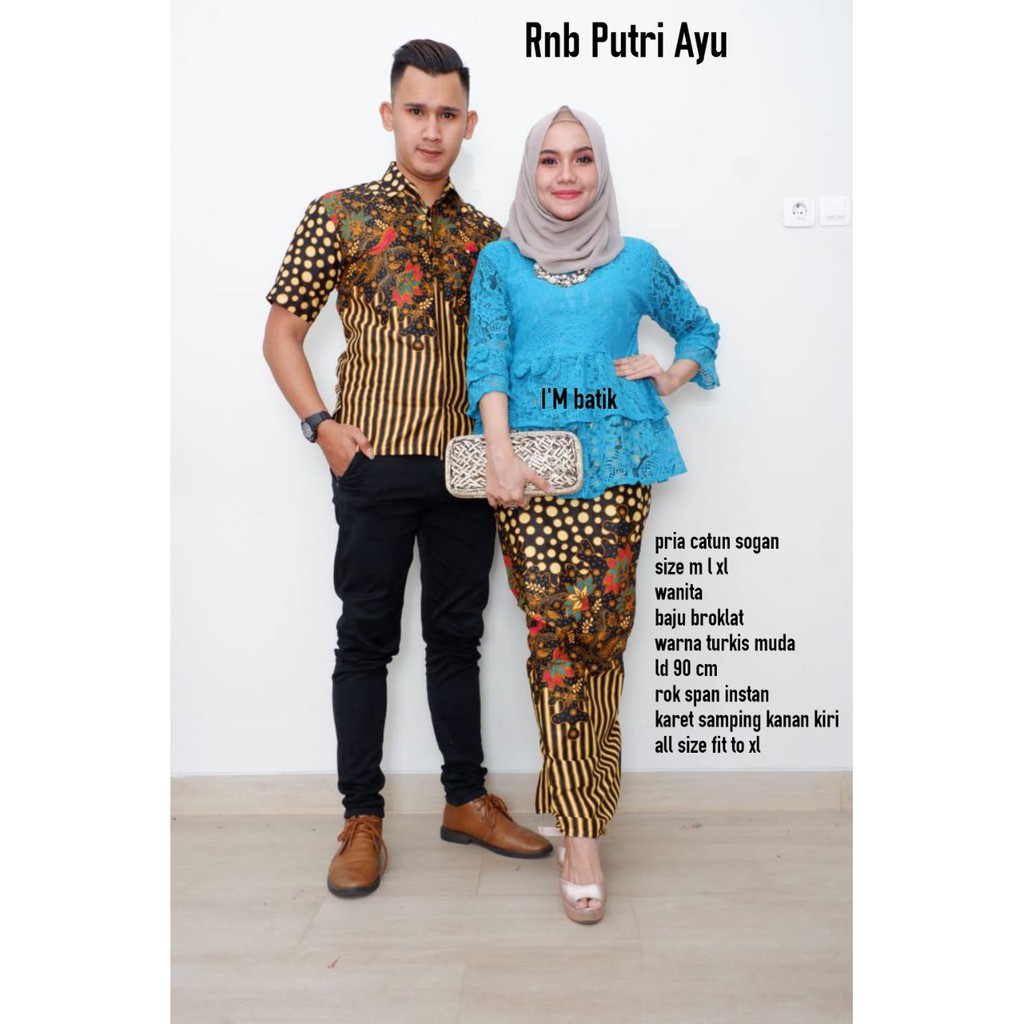 GROSIR BATIK COUPLE RNB PUTRI AYU