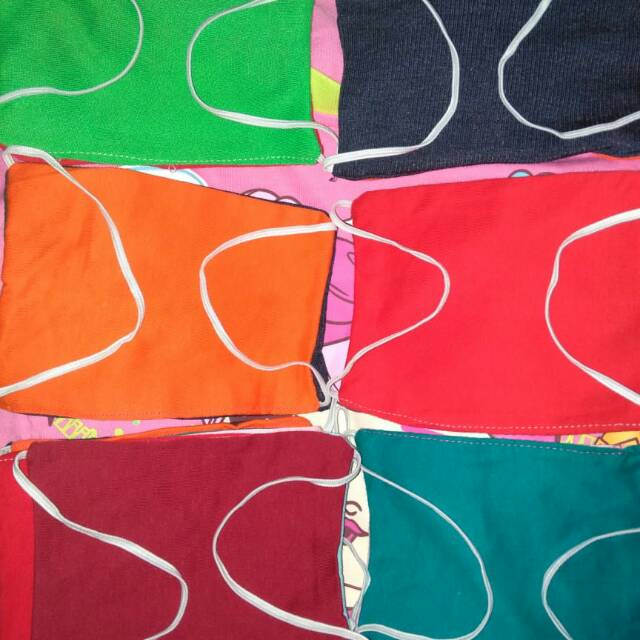 masker kain tali karet