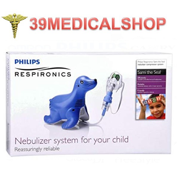 NEBULIZER PHILIPS SAMI THE SEAL - NEBULIZER PHILIPS ANAK - NEBULIZER ANAK - ALAT UAP ANAK