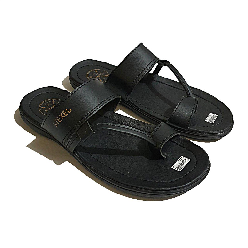 Sandal Casual Pria Jepit Jempol Variasi String Kulit Sintetis Kasual Classic Handmade  STXL KENZO