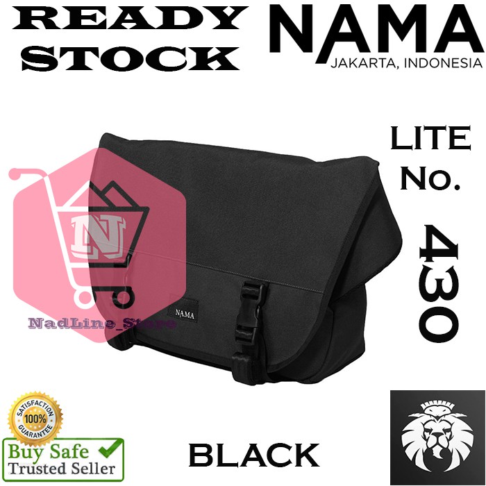 TAS SLEMPANG MESSENGER BAG ANTI AIR WATER REPELLANT By NAMA STUDIOS LITE 430 FLAT TOP DESIGN