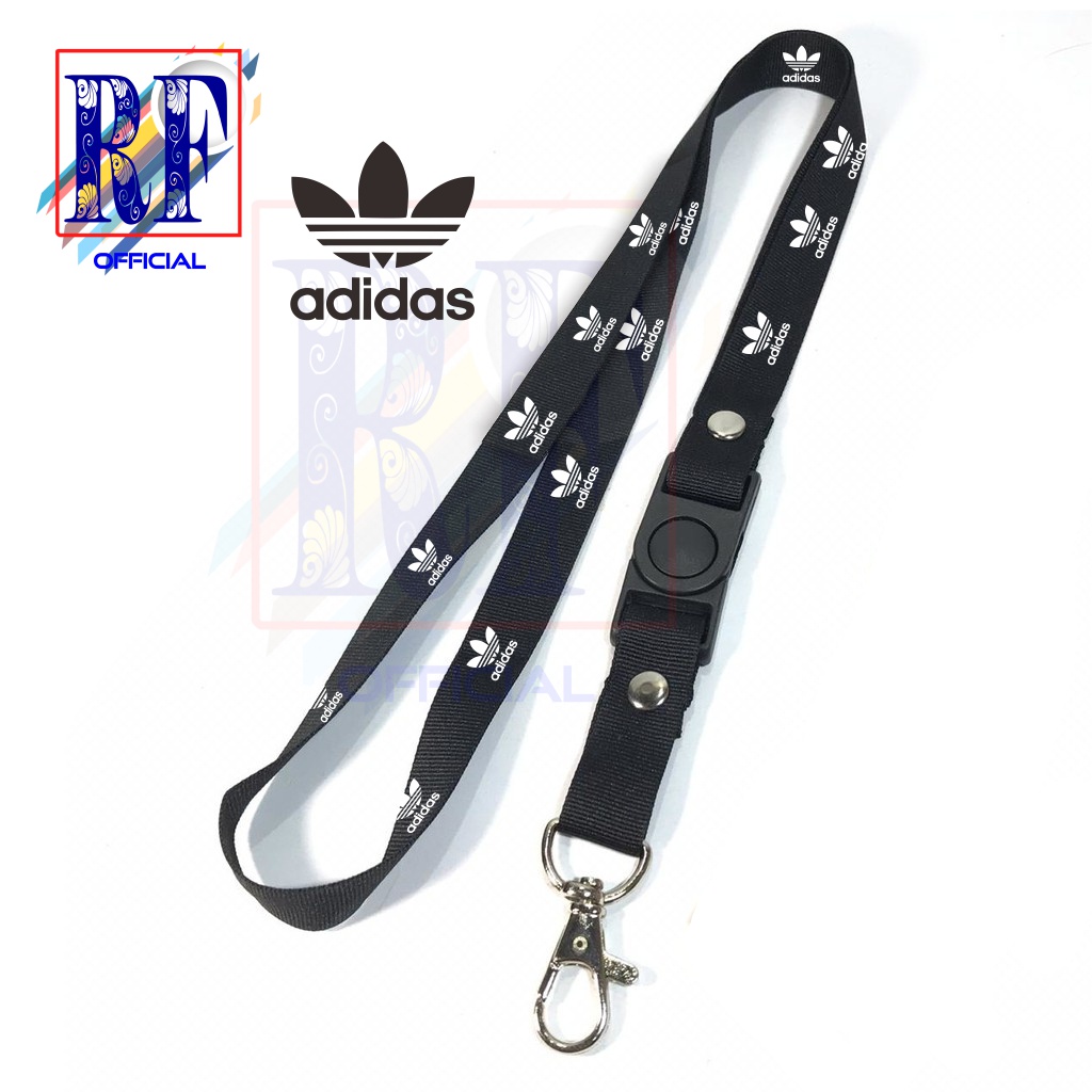 

Gantungan kunci Adidas flower tali lanyard gantungan leher id card name tag / BISA COD / BEST SELLER