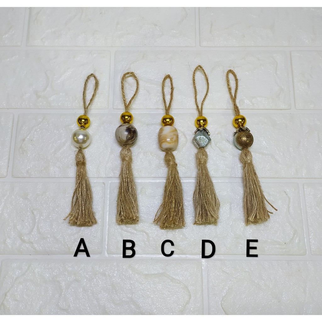 Tassel Rami Goldie - Gantungan Cantik Dekorasi Unik Elegant