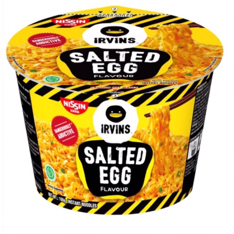 Irvin Salted Egg Instant Noodle Bowl