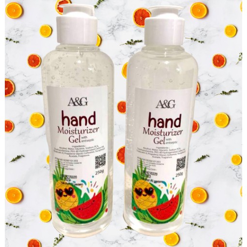 HAND SANITIZER A&amp;G MOISTURIZER WITH ANTISEPTIC 100 ML 250 ML BPOM ORIGINAL