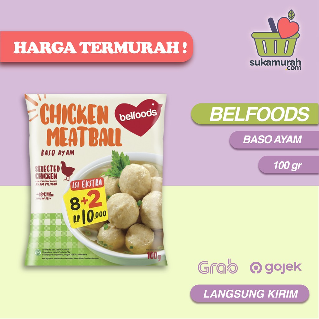 

GRAB GOJEK INSTAN BELFOODS BASO AYAM 100 GR TERMURAH