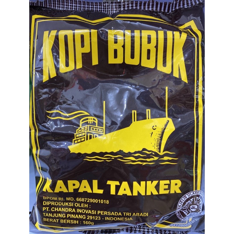 

Kopi Bubuk Kapal Tanker 160g