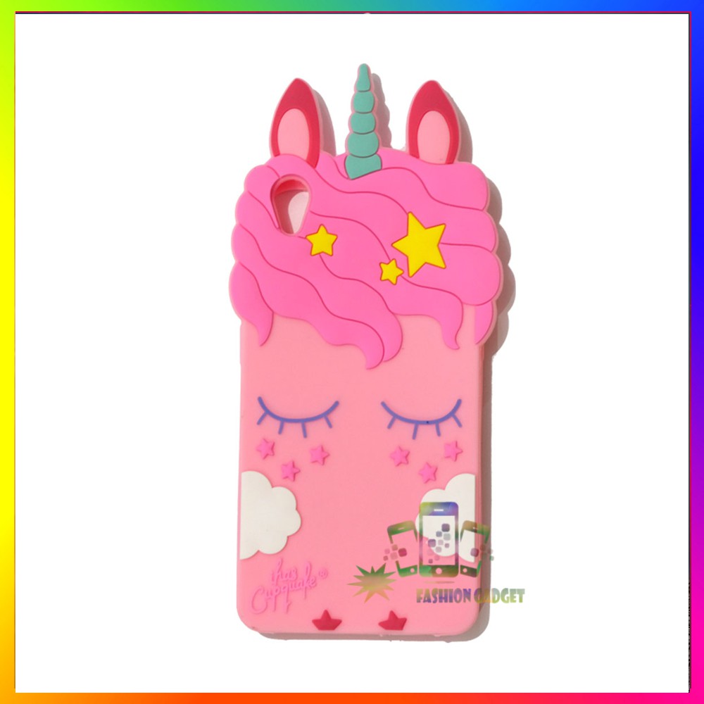 Case Unicorn 3D Oppo F11 F11 Pro F1S A59  Samsung Galaxy J2 Prime Grand Prime G530 Grand 2 G7106 J7 Core J7 2016 J710 On 7 Vivo V9 A5S Xiaomi Redmi 4 Prime  redmi 5 plus redmi note 4  Casing HP Gambar Kartun Unicorn 3D Untuk Kuda Poni