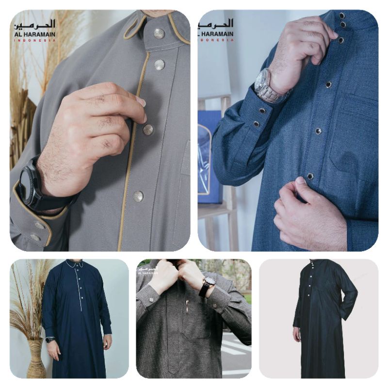Gamis Jubah Wool Alharamain Manset Alharomain All Model