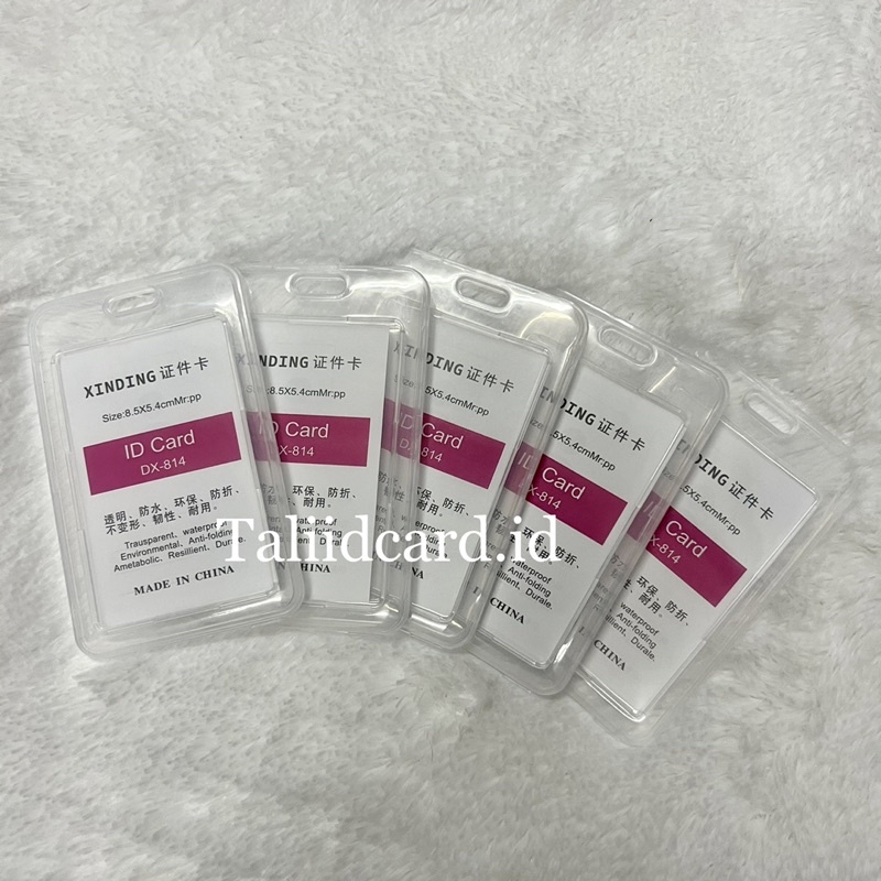 

FRAME CASING ID CARD Box DX814 XINDING TEBAL Tempat ID CARD Bening TRANSPARAN