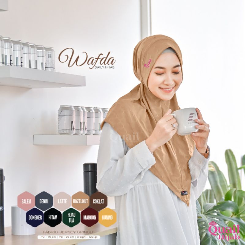 Jilbab Wafda ori Quail Hijab