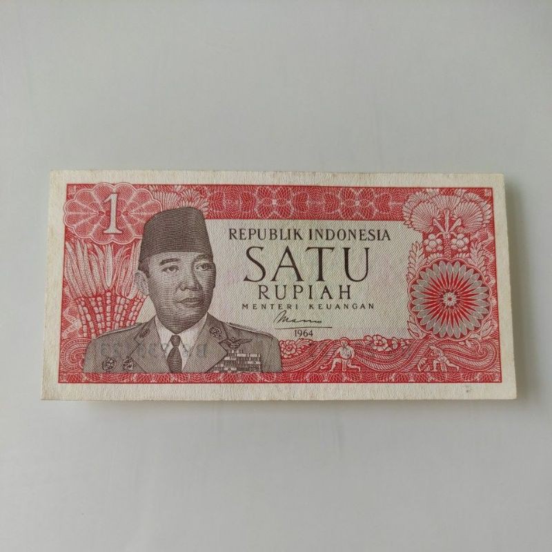UANG KUNO INDO SOEKARNO 1 RUPIAH 1964