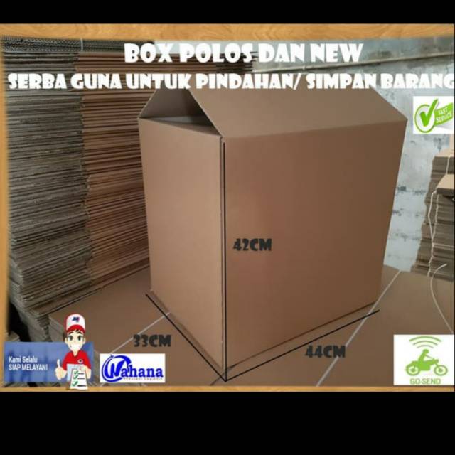 

kardus ukuran 44x33x42