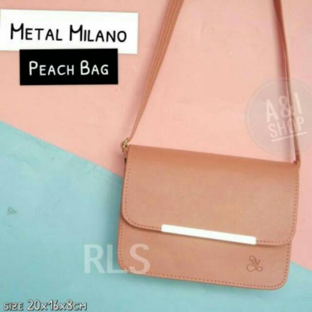 Metal milano bag