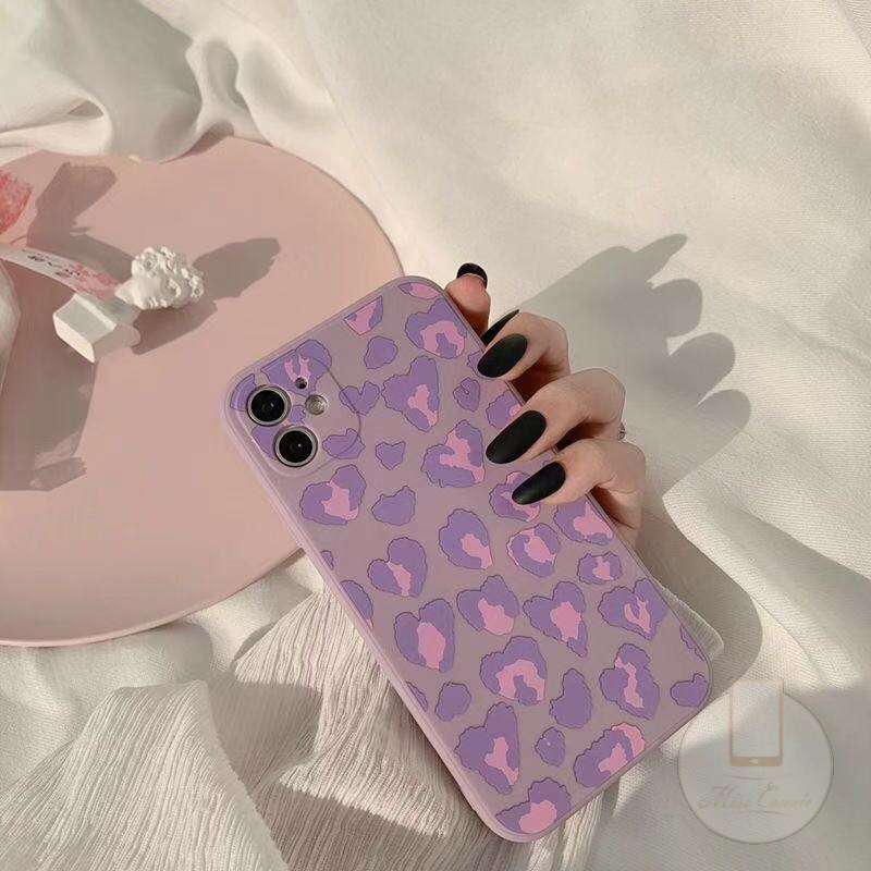 Casing Xiaomi MI 10 11 Lite 10T Redmi 10 9A POCO M3 Pro F3 Poco X3 NFC Poco M3 Redmi  Note10 10s 10Pro Note9 Note8 10ProMax 10ProMaxPlus Redmi 9 9t Purple Leopard Soft Case