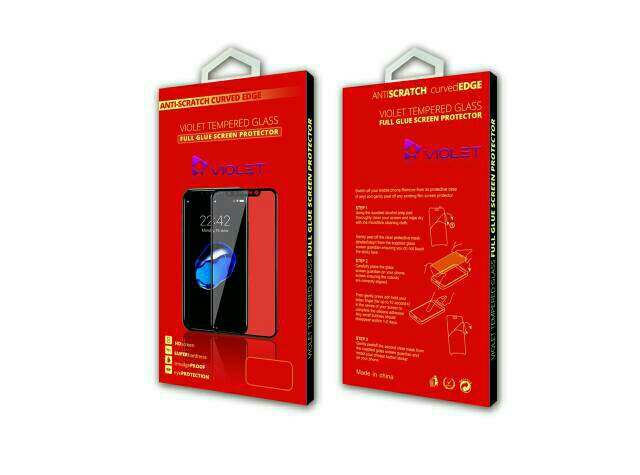 TEMPERED GLASS VIOLET REAL FULL GLUE IPHONE 6 PLUS