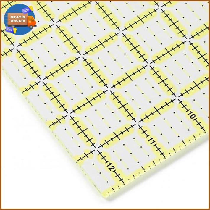 

✅Harga Penggaris Omnigrip RN125 Quilter's Square Ruler - 12,5" x 12,5" ⭐⭐⭐⭐⭐