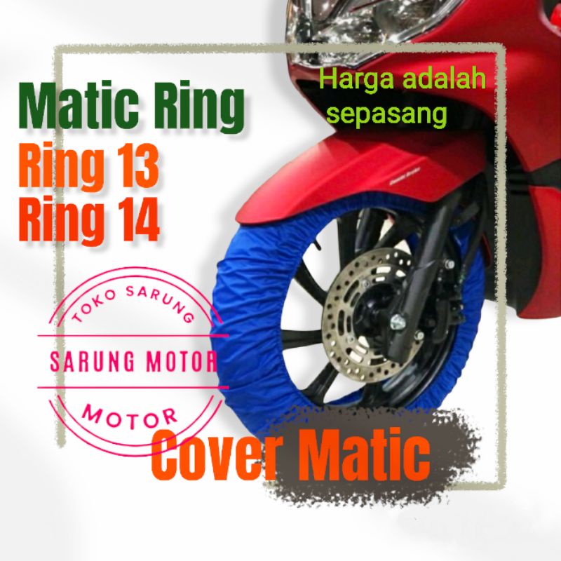 Sarung Ban Motor Matic Ring 14 Sarung Ban Motor Matic Ring 13 Cover Ban Motor Metic Sarung Ban Pcx Sarung Ban Aerox Sarung Ban Nmax Pembungkus Ban Motor